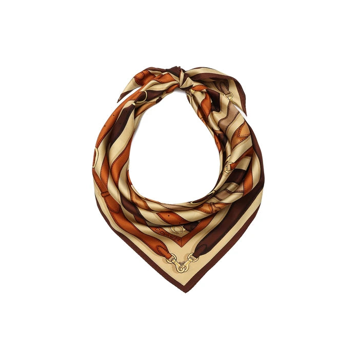 Multi Belt Printed Slik Square